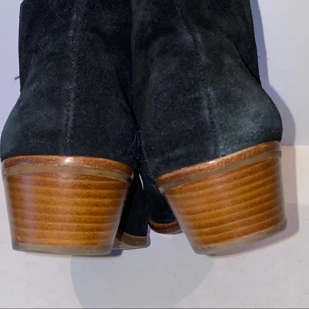 Jack Rogers Bailee Black Suede Bootie 8 Officecore Casual Everyday